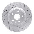 R1 13-19 Buick Regal Front Right Drilled & Slotted Geo-Carbon Rotor