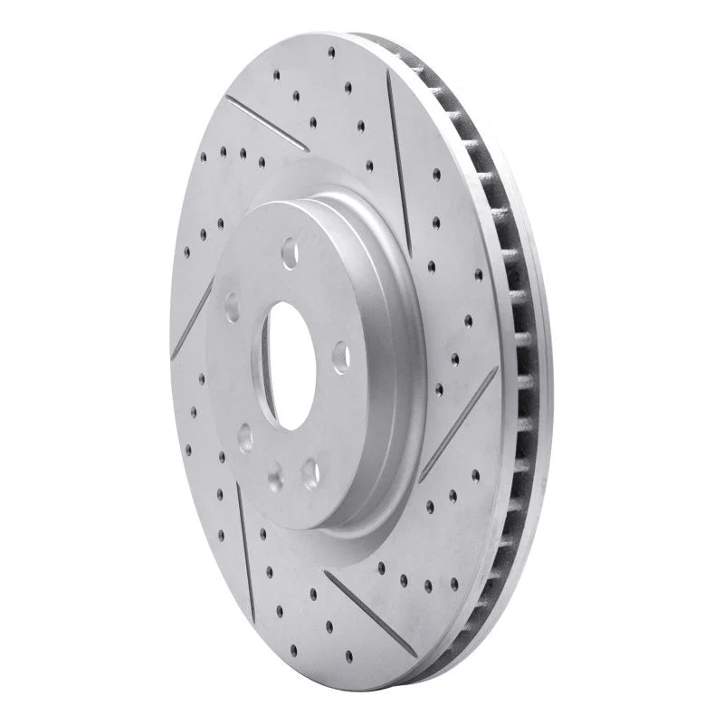 R1 13-19 Buick Regal Front Right Drilled & Slotted Geo-Carbon Rotor