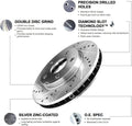 R1 18-25 Audi S5 Front Right Drilled & Slotted Geoperformance Rotor