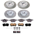 Power Stop 05-07 Ford Focus Front and Rear Semi-Coated Rotor Kit
