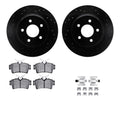 R1 E- Line Series Brake Rotor - D/S - Black w/ Ceramic Pads Hdw Fits Ford Mustang