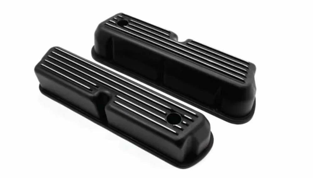 BLACK VALVE COVER SB 5.0L TALL ALUM