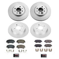 Power Stop 2018 Kia Rio Front & Rear Z17 Coated Brake Kit