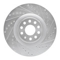 R1 06-13 Audi S3 (Mexico) Front Right Drilled & Slotted Geoperformance Rotor