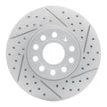 DFC 06-13 Audi S3 (Mexico) Front Right Drilled & Slotted Geoperformance Rotor