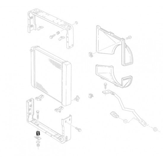 CAPA RO SDN/RO5 EX F. BUMPER REINF. (OE WIDTH) KIA RIO/RIO5 2018