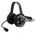 Rugged Radios FHS Behind-The-Head Fire Safety Industrial Headset With PTT Button / No Cable