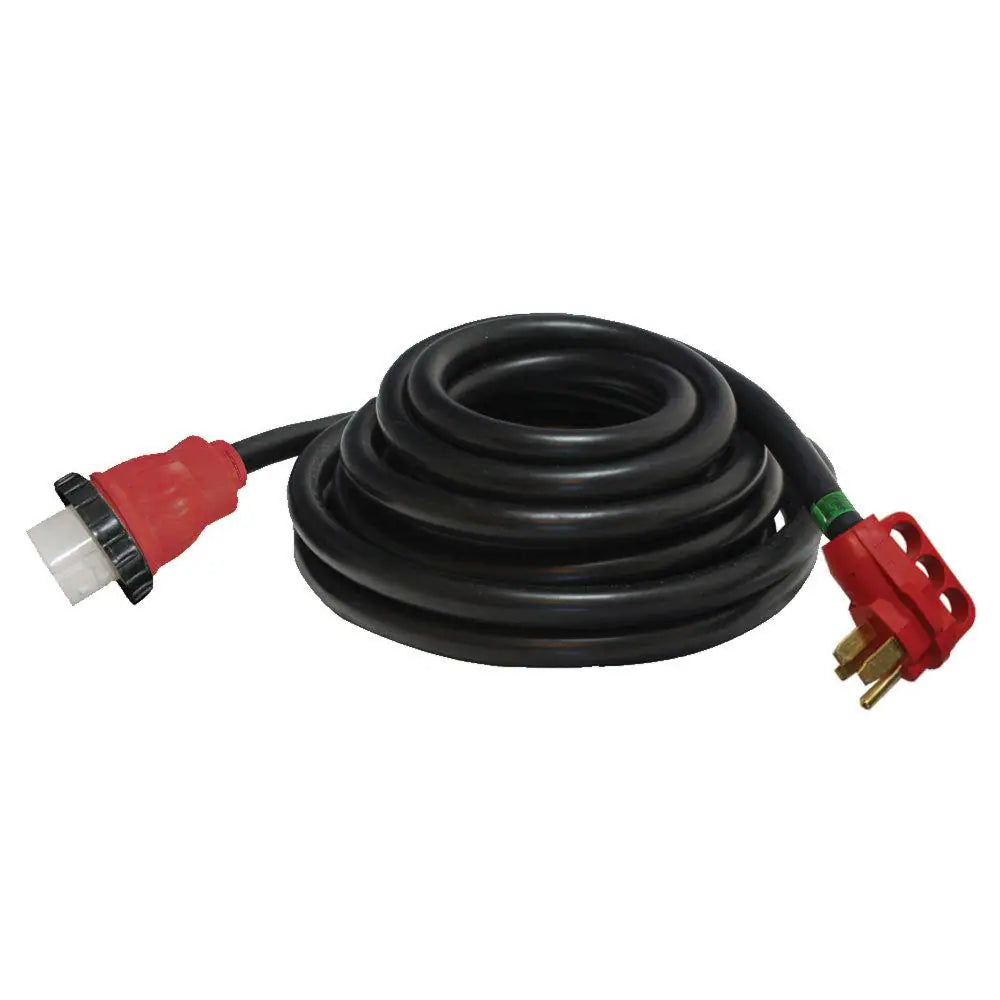 50A 25' EXT CORD, BLACK, BULK