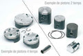 Vertex Piston 06-14 Honda TRX 450 ER 450cc Forged Replica Piston Kit
