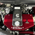 Engine Cover Fabricated Aluminum 13-22 Cummins WCFab Grey