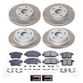 Power Stop 16-17 Honda Accord Front and Rear Semi-Coated Rotor Kit
