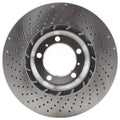 SHW 17-19 Porsche 911 Carrera 3.0L w/o Ceramics Right Front Cross-Drill MB Brake Rotor (9P1615302A)