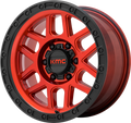 KM544 17X8.5 6X5.5 C-RED BLK-LP 00M