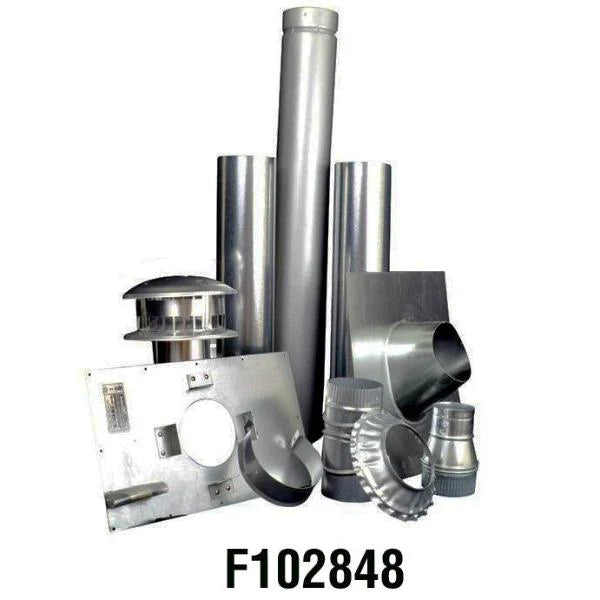 VENT KIT - VERTICAL 4' FOR MHU80NG