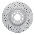 DFC 08-11 Saab 9-3 Front Right Drilled & Slotted Geoperformance Rotor