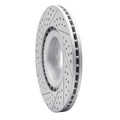 DFC 08-11 Saab 9-3 Front Right Drilled & Slotted Geoperformance Rotor