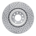 DFC 08-11 Saab 9-3 Front Right Drilled & Slotted Geoperformance Rotor