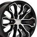 17 IN REPLICA WHEEL FITS CHEVROLET COLORADO ZR2 CV54 SATIN BLACK 17X8