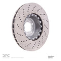 DFC 06-10 BMW M5 Front Right Drilled Hi-Carbon Alloy Geomet Coated Rotor