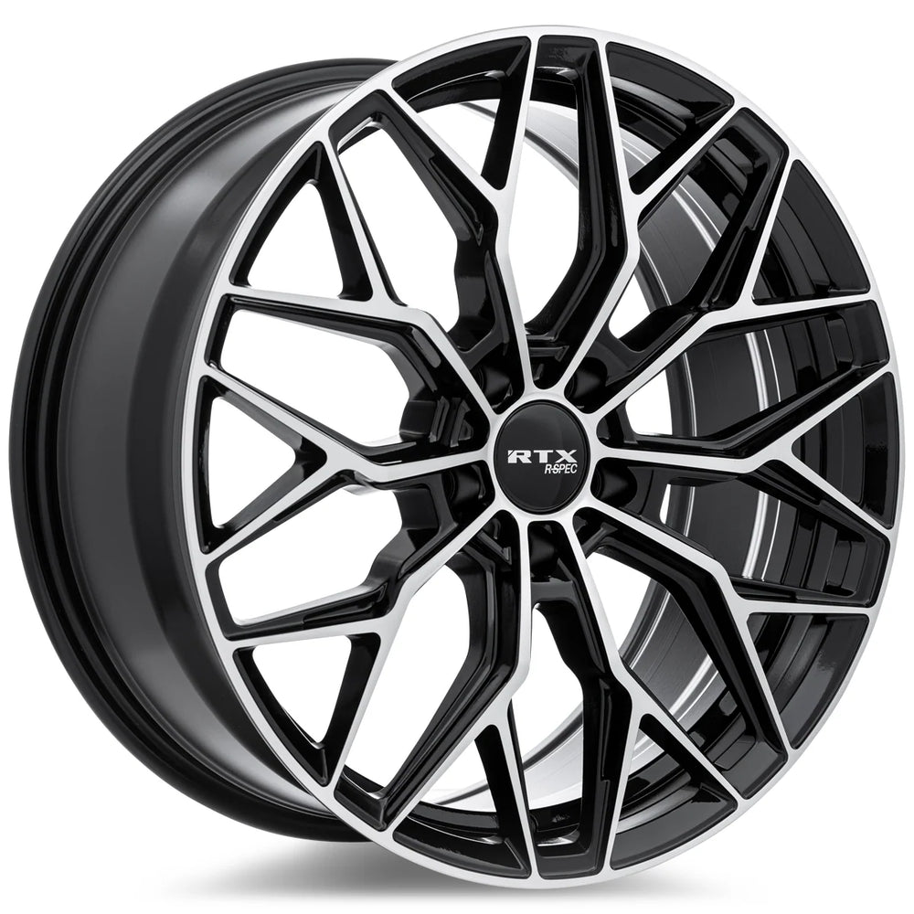 RS02 18X8 5X114.3 ET38 CB67.1 GLOSS BLACK MACHINED