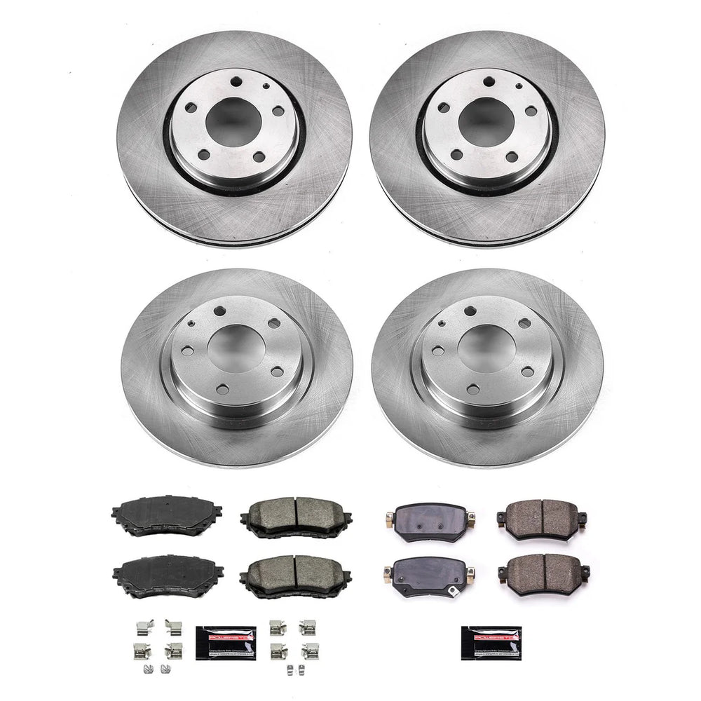 Power Stop 2021 Mazda 6 Front & Rear Autospecialty Brake Kit