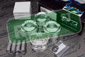 CP Piston & Ring Set for Nissan SR20DE/VET - Bore (87.0mm) - Size (+1.0mm) - CR (9.0) Single Piston
