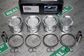 CP Piston & Ring Set for Nissan KA24 w/ Turbo - Bore (89.5mm) - Compression Ratio (9:1) - Single