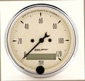 Autometer 3-1/8in 0-190km/h Antique Beige Elec. Programmable Speedometer