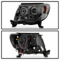 Spyder Toyota Tacoma 05-11 Projector Headlights LED Halo LED Smoke High H1 Low H1 PRO-YD-TT05-HL-SM