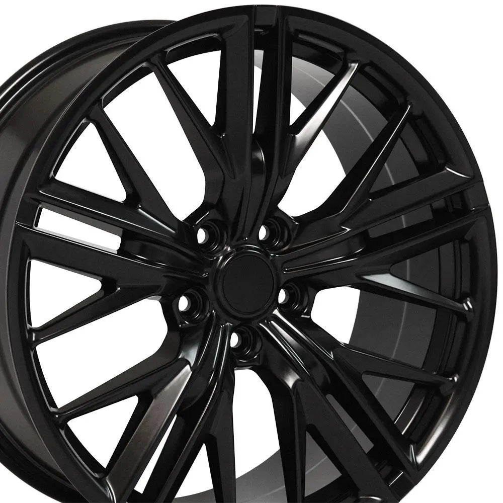 20 IN REPLICA WHEEL CV25 FITS CHEVROLET CAMARO ZL1 RIM 20X9.5 SATIN WHEEL