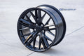 20 IN REPLICA WHEEL CV25 FITS CHEVROLET CAMARO ZL1 RIM 20X9.5 BLACK WHEEL