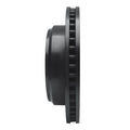 R1 08-25 Ford E-150 Rear Right Drilled & Slotted Black Brake Rotor