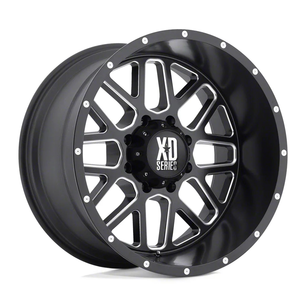 XD820 20X9 8X6.5 125.5 S-BLK MILL +