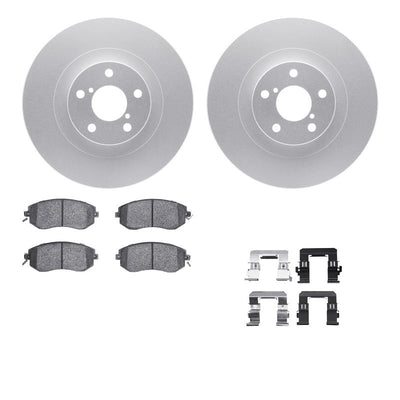 DFC 10-20 Scion FR-S Front Geospec Rotors with 5000 Advanced Brake Pads w/Hardware