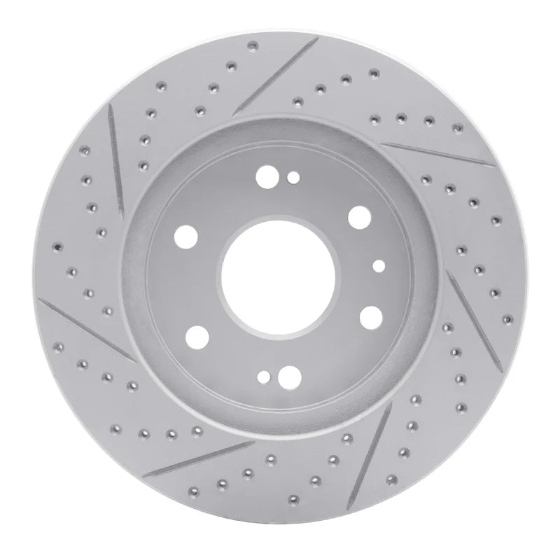 R1 09-20 Chevrolet Tahoe Front Right Drilled & Slotted Geoperformance Rotor
