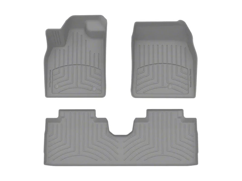 WeatherTech Grey Front Rear FloorLiner HP Fits -21-25 Mustang Mach-E 461664-1-2IM