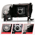 ANZO 1994-2001 Dodge Ram Crystal Headlights Chrome