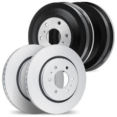DFC 09-15 Toyota Venza Front Geospec Rotors w/4000 HybriDynamic Brake Pads w/Hardware