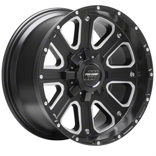 Wheel Pros Pro Comp Alloys AXIS 17X9 8X170 125 -6 S-BLK MILL PXA5172-7970