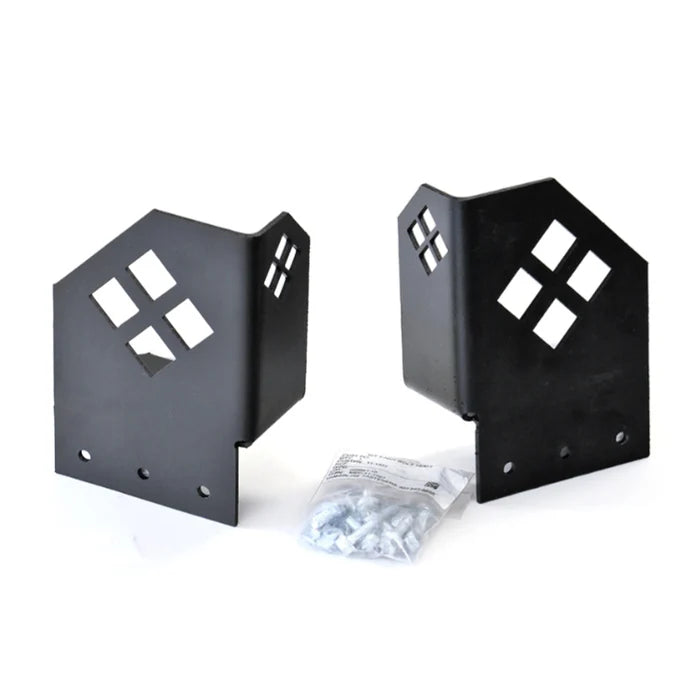 CARGO HORN STOP BRACKET SATIN BLACK (PAIR)