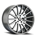 TOUREN TR92 3292 GLOSS GRAPHITE MACHINED FACE 18X8 5-112 35MM 66.56MM