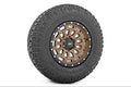 Rough Country 87 Series Wheel | Simulated Beadlock | Bronze/Black | 17x8.5 | 6x5.5 | +0mm
