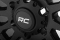 Rough Country 87 Series Wheel Simulated Beadlock Black/Machined 17x8.5 6x5.5 0mm