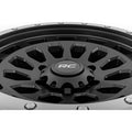 Rough Country 87 Series Wheel Simulated Beadlock Black/Machined 17x8.5 6x5.5 0mm