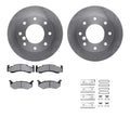 R1 Concepts Brake Rotor- Blank with Optimum Oe Pads Hdw Fits Dodge W200