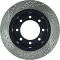 StopTech 00-05 Ford Excursion 4WD / 99-04 F250/F350 Pickup Front Slotted & Drilled Right Rotor