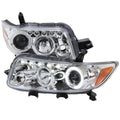 R8 STYLE HALO LED PROJECTOR CHROME