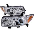R8 STYLE HALO LED PROJECTOR CHROME