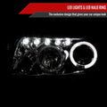 R8 STYLE HALO LED PROJECTOR CHROME