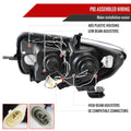 R8 STYLE HALO LED PROJECTOR CHROME